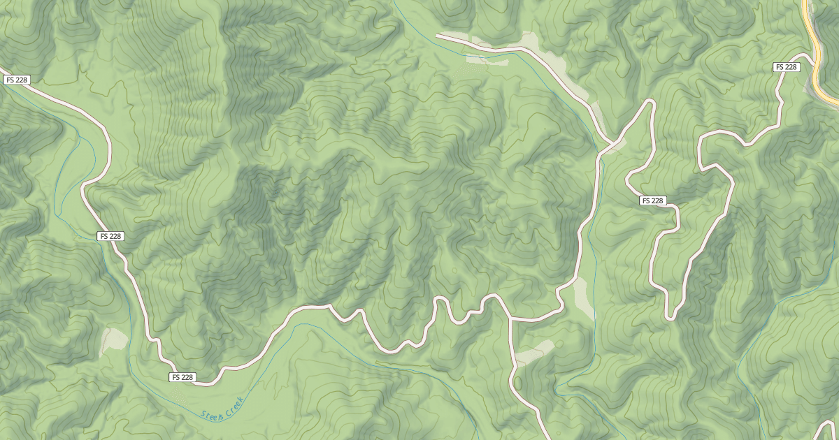Map preview of STEELES CREEK