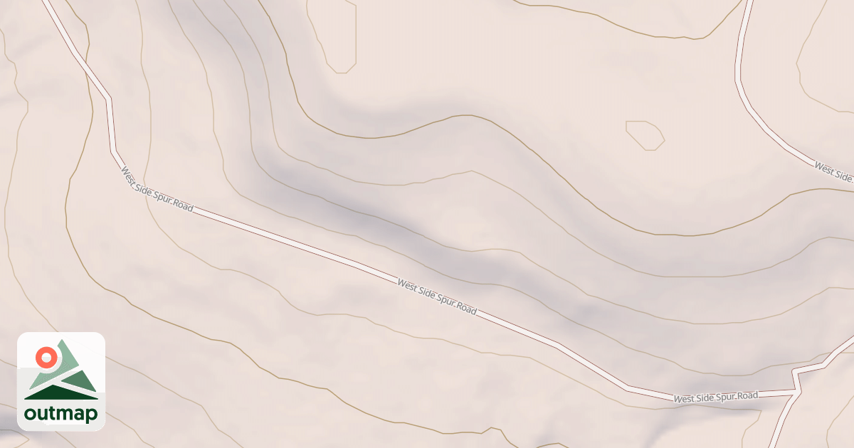 Map of WEST SIDE SPUR