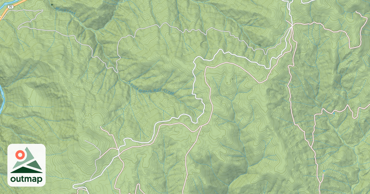 Map of FOUR TREES