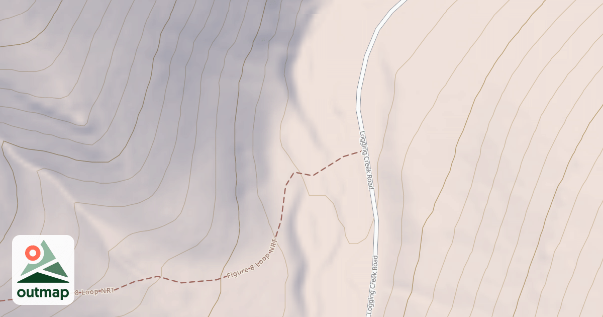 Map of DEEP CREEK TRAILHEAD SPUR LOOP