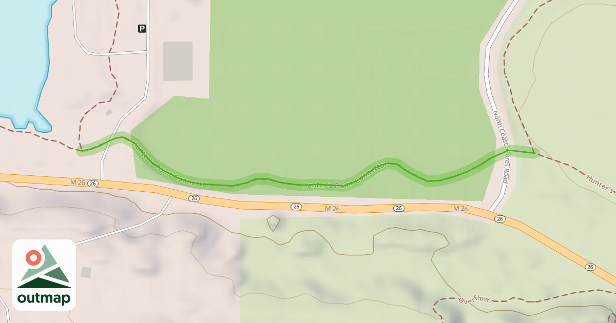 Map of Hunter's Point Connector