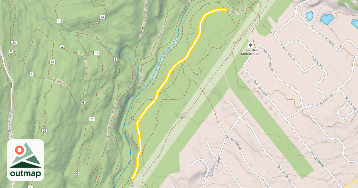 Map of 13 L'Enduro Sud