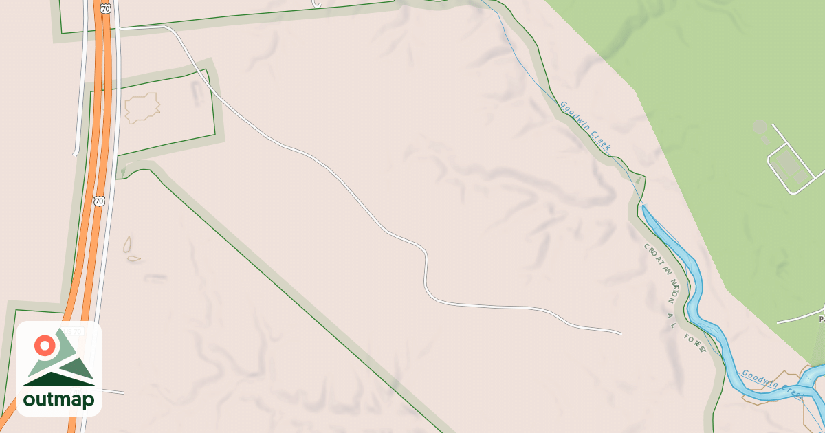 Map of PAUPERS ISLAND