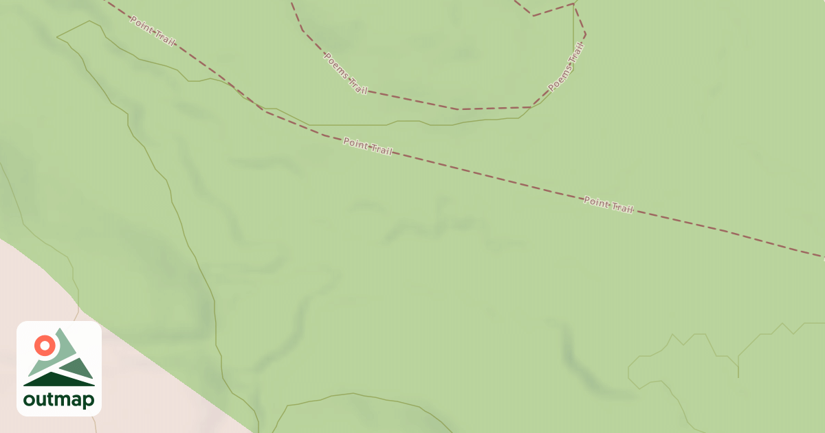 Map of Prince Gallitzin State Park Trails