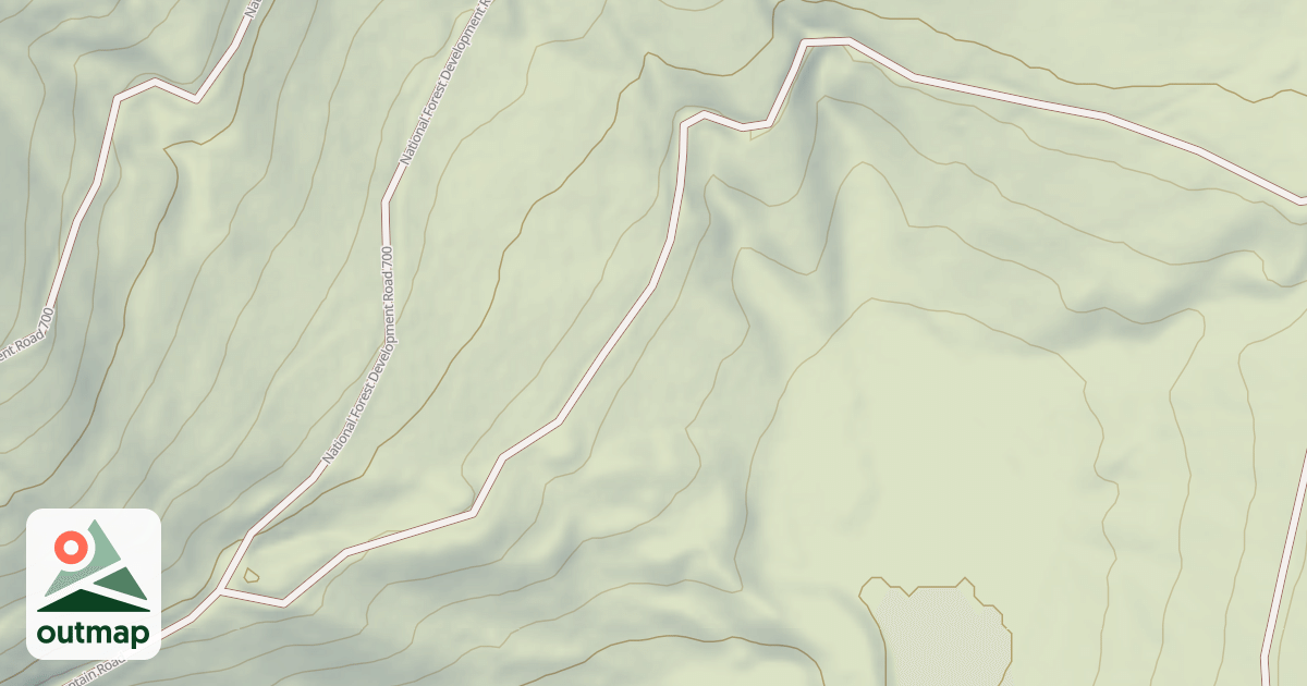 Map of TONASKET MTN/ AENEAS CREEK