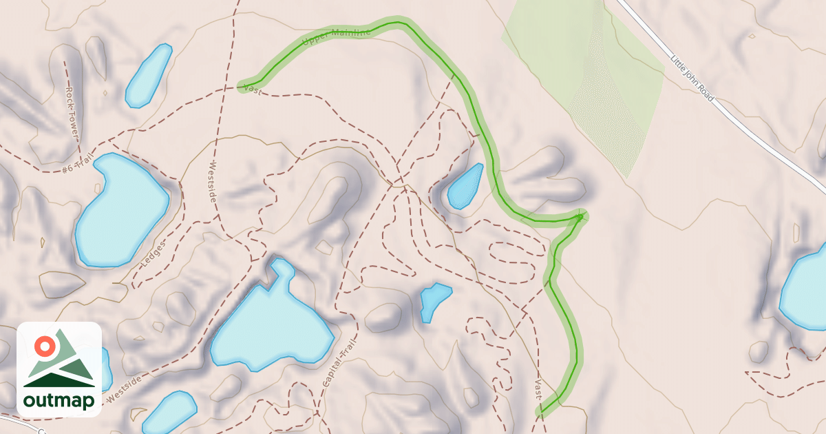 Map of Upper Mainline