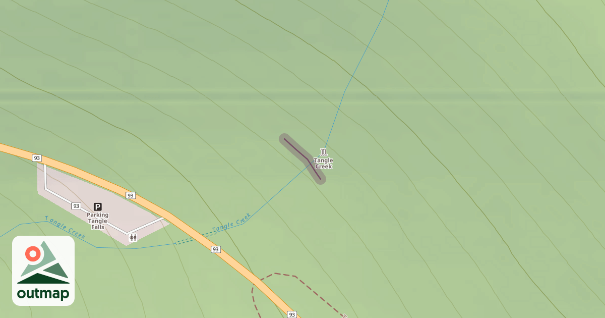 Map of Tangle Creek Wall