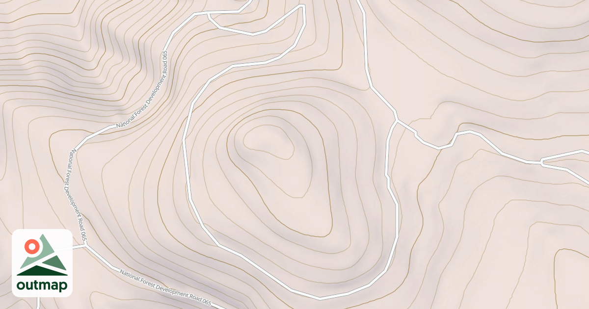 Map of USFS National Forest System Roads {5580D315-6F48-43A9-8D95-1CABAA85D95A}