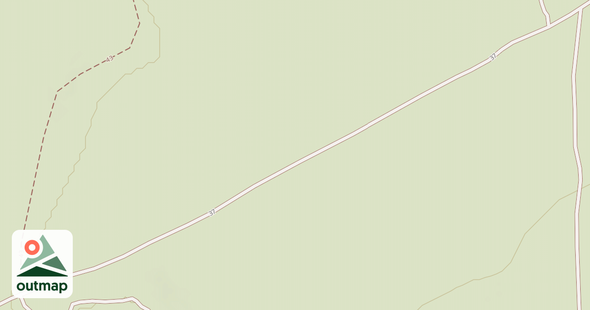 Map of Cline Buttes Shared Use Rd 37