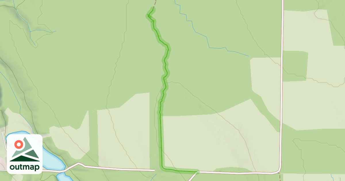 Map of Fred J. Cusimano Westside Overland Trail