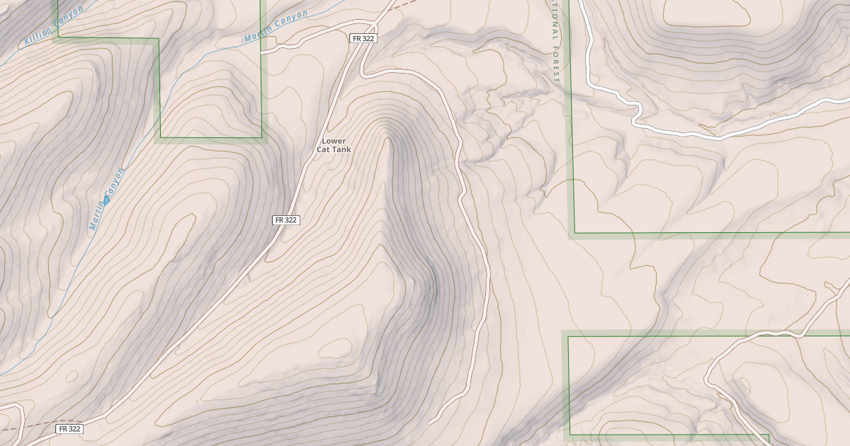 Map preview of 4014 S