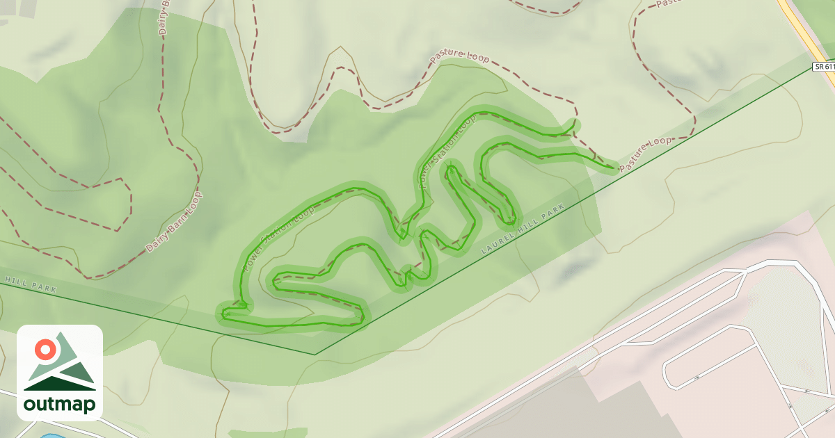 Map of Power Station Loop