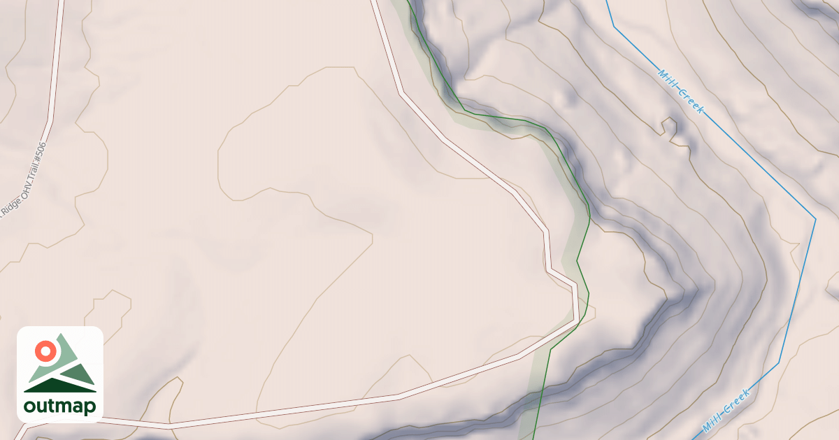 Map of Rock Ridge Ohv Trail