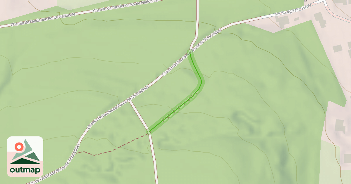 Map of Single du Bois Val Dieu