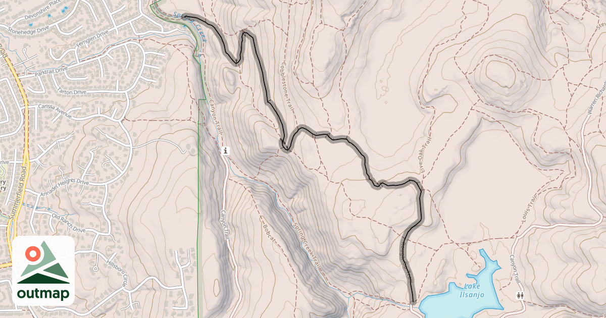 Map of Rough-Go Trail