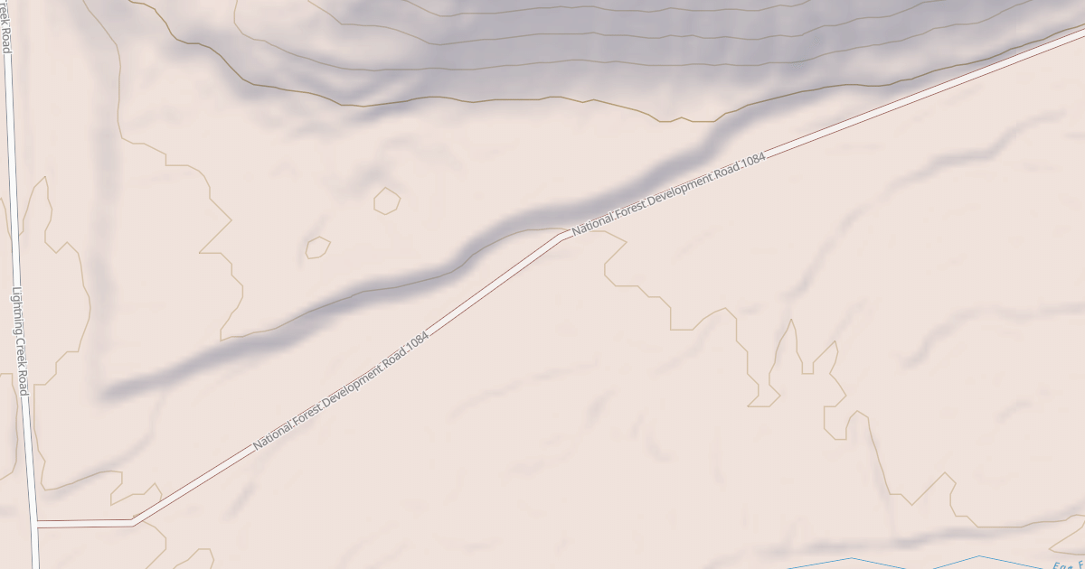 Map preview of EAST FORK