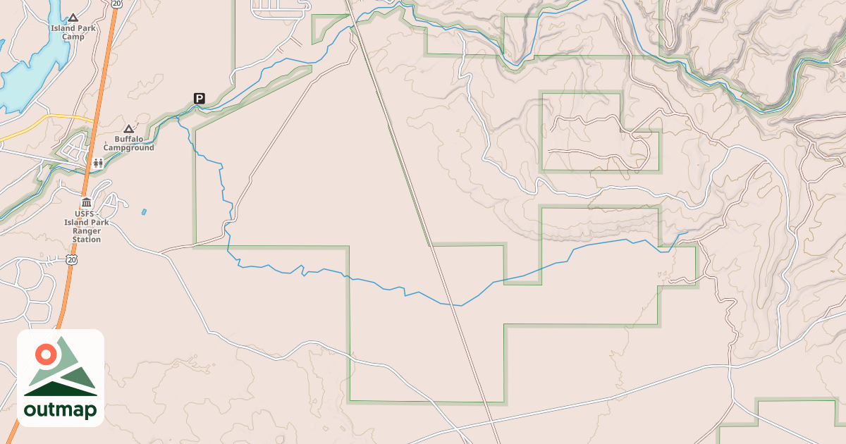 Map of Railroad Right-Of-Way
