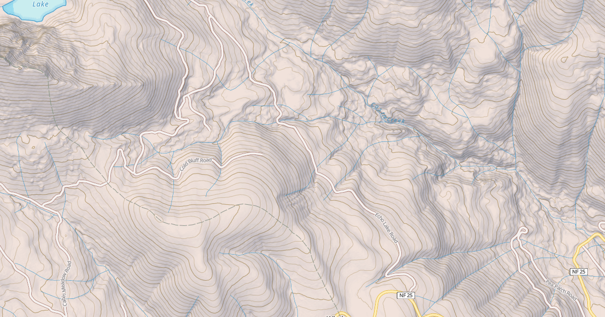 Map preview of ECHO LAKE