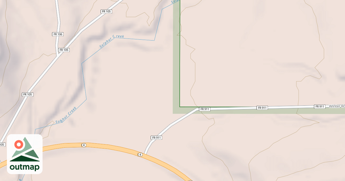 Map of USFS Motor Vehicle Use Map Roads {48C4EB3F-BCCD-4D87-84B9-588DB2AEA8B9}