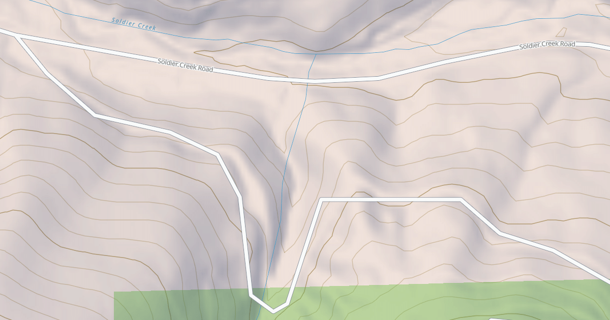 Map preview of BELL GULCH