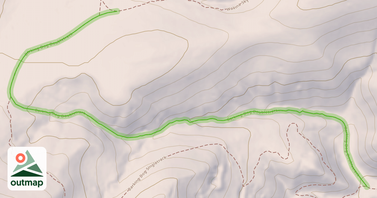 Map of Barking Dog Doubletrack