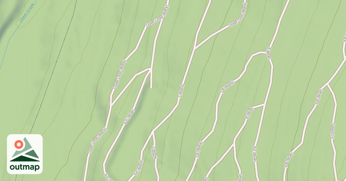 Map of Rock Run ATV Trails