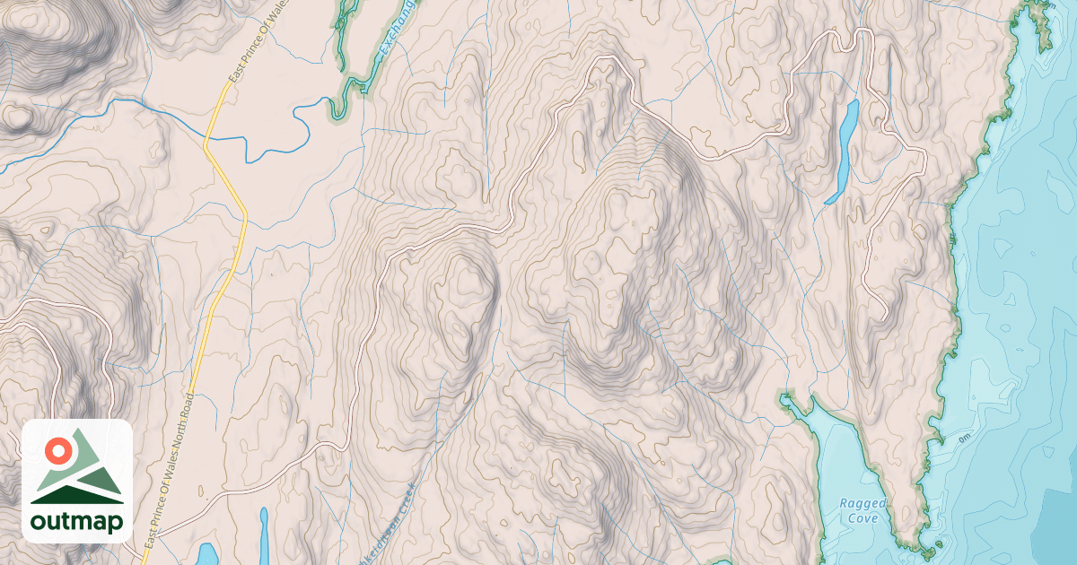 Map of EXCHANGE PENINSULA