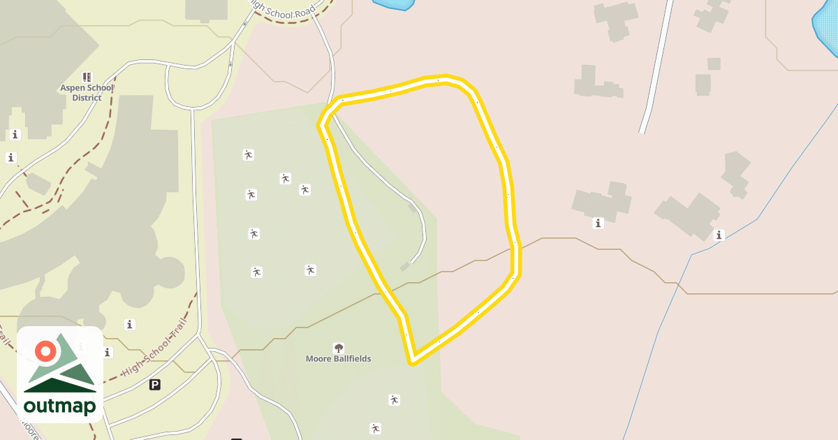 Map of H.S. Ballfields