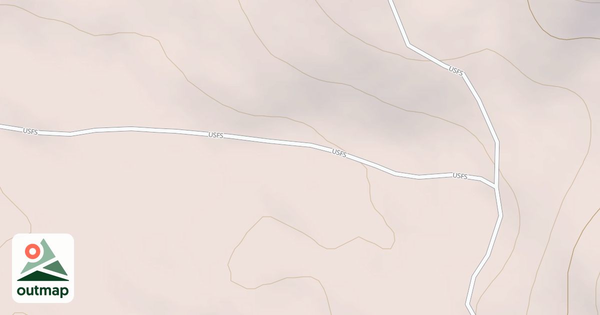 Map of Twin Lakes Road