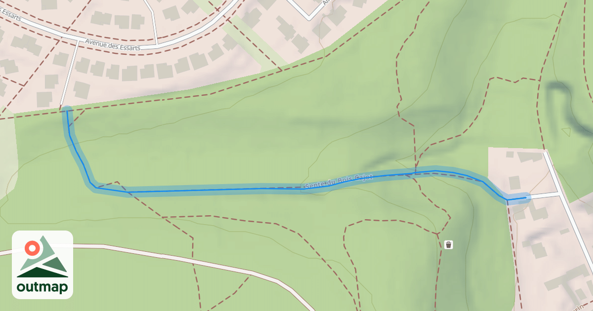 Map of Sente du Bois Cajot