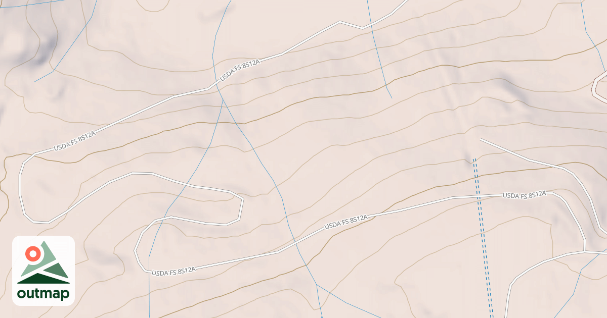 Map of BIG CREEK SPUR