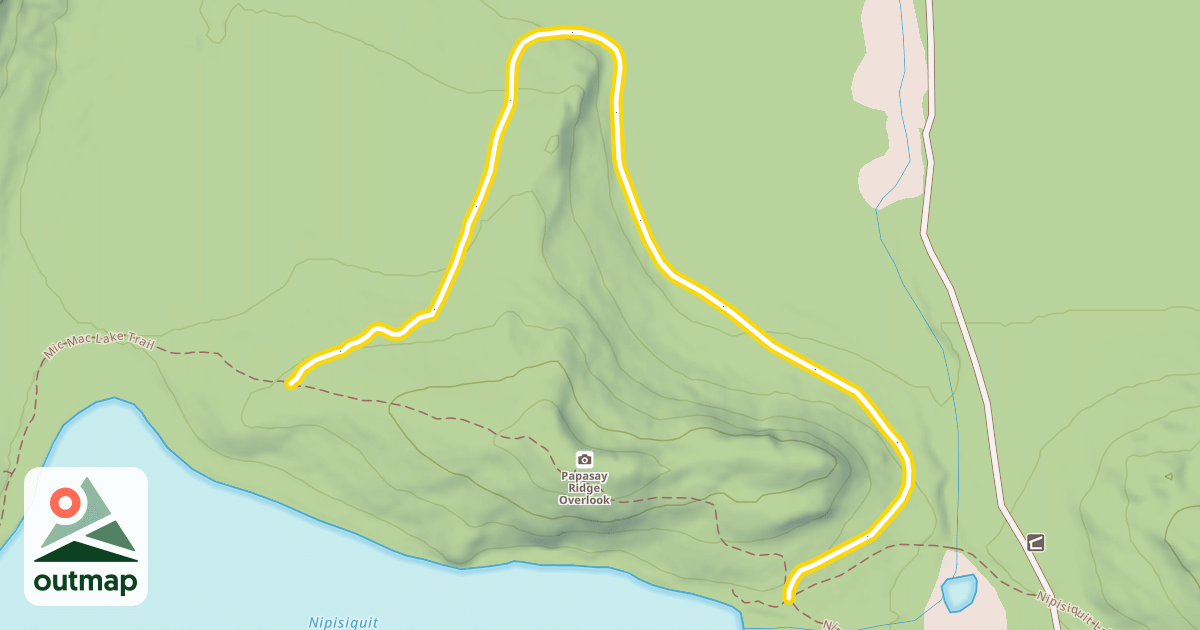 Map of Papasay Ridge Bypass