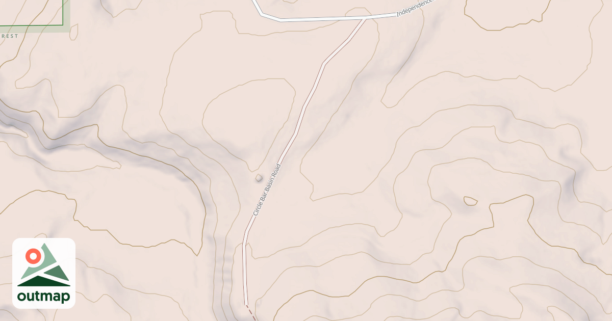 Map of CIRCLE BAR BASIN