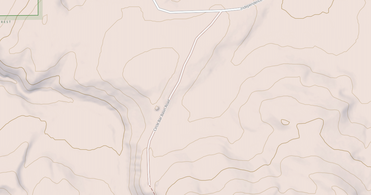 Map preview of CIRCLE BAR BASIN