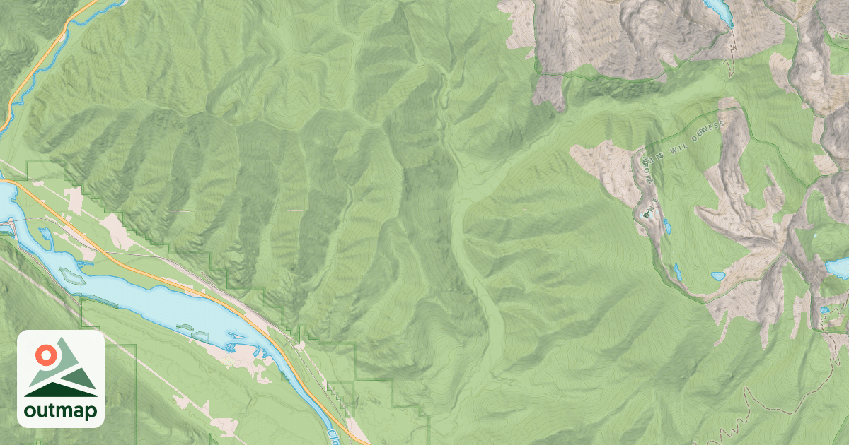 Map of GOVERNMENT MOUNTAIN ROAD