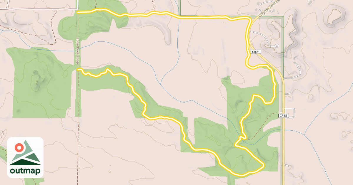 Map of Wetland Loop