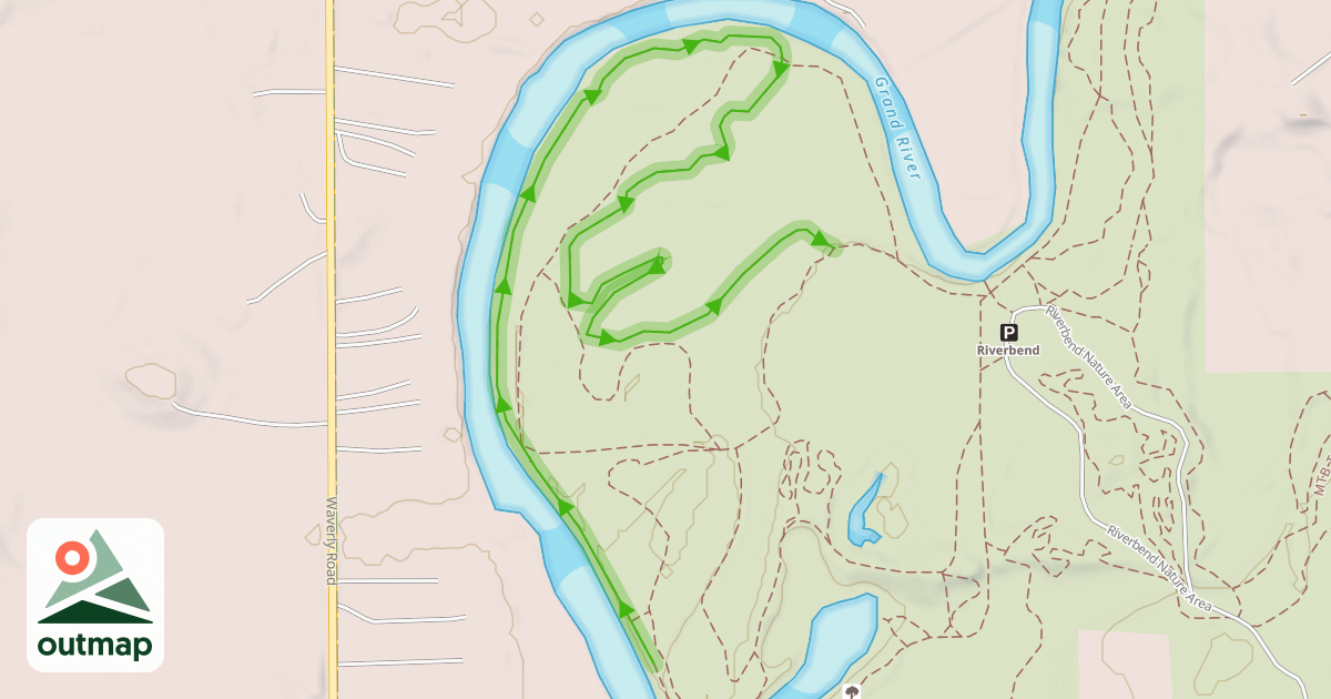 Map of MTB Trail