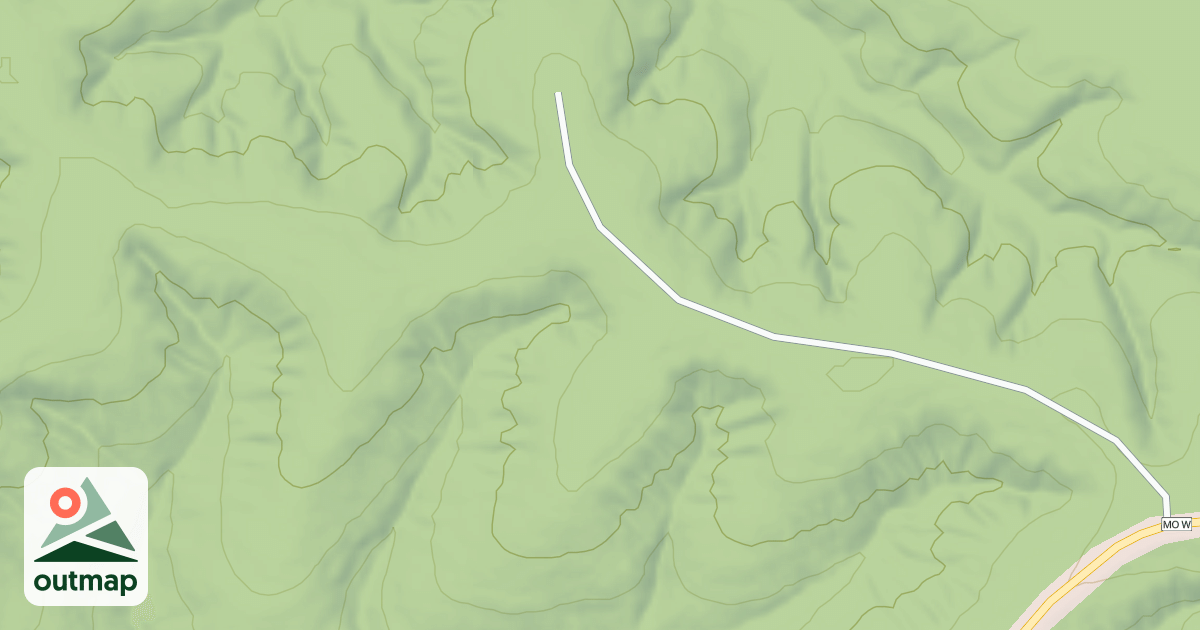 Map of CRAZY WOMAN