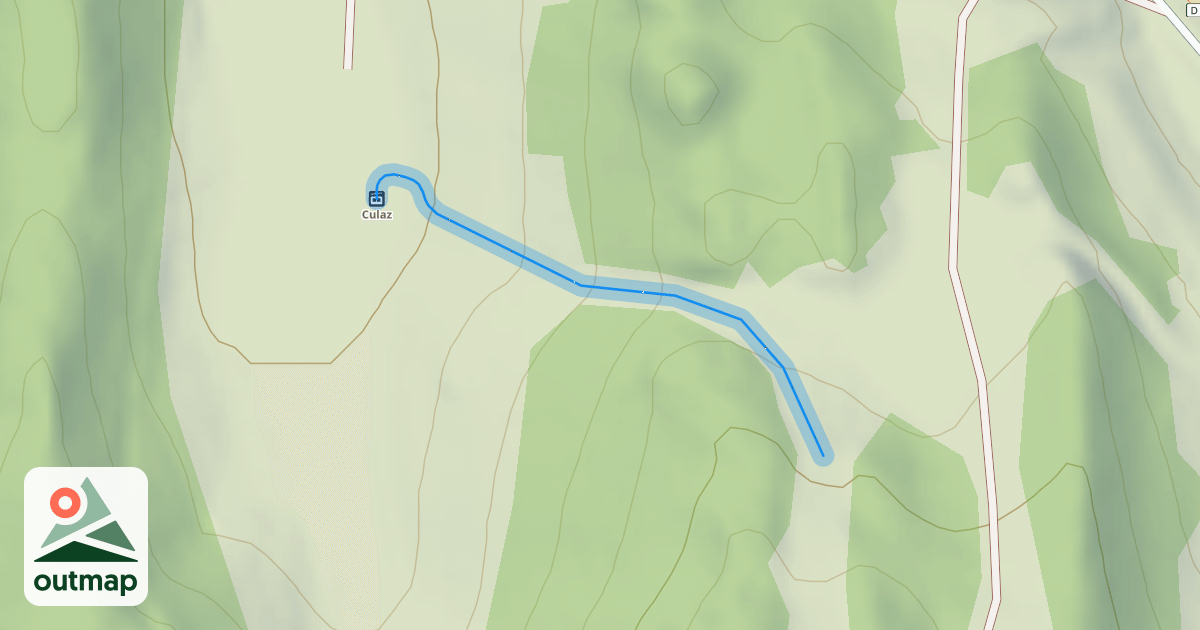 Map of Jonction La Culaz