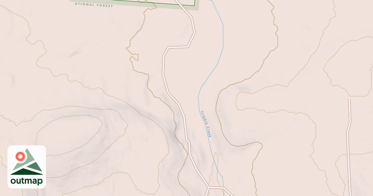 Map of USFS Motor Vehicle Use Map Roads {405AF872-312A-4EB7-8A94-1BBA57AB4774}