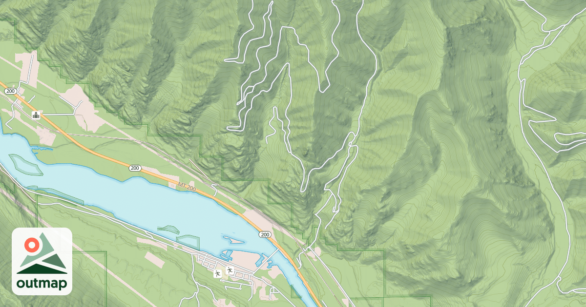 Map of GOVERNMENT MOUNTAIN ROAD