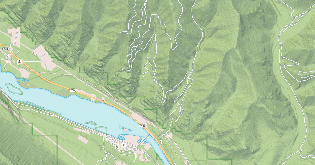 Map preview of GOVERNMENT MOUNTAIN ROAD
