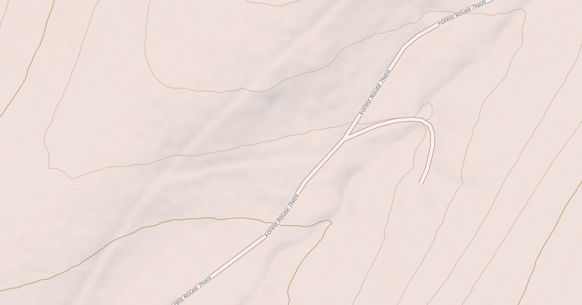 Map preview of USFS National Forest System Roads {9F802DC0-09CB-4553-BA8E-FBF8BA84821C}
