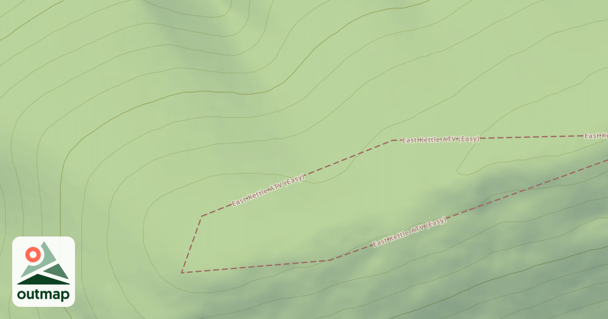Map of East Kettle ATV Trail System