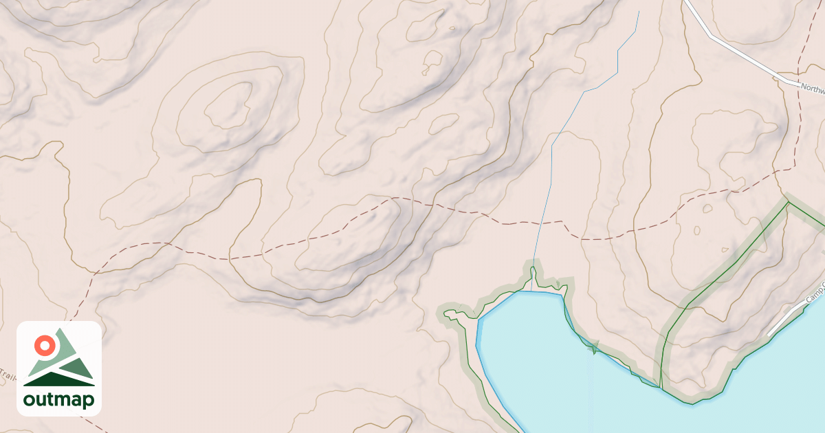 Map of Lake Colby By Pass
