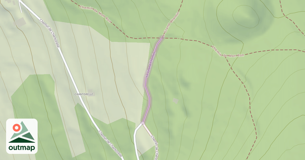 Map of Le Grand Chemin