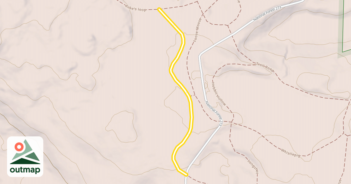 Map of Catamount