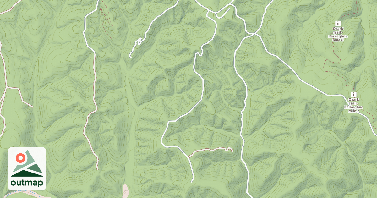 Map of COOKS BRANCH