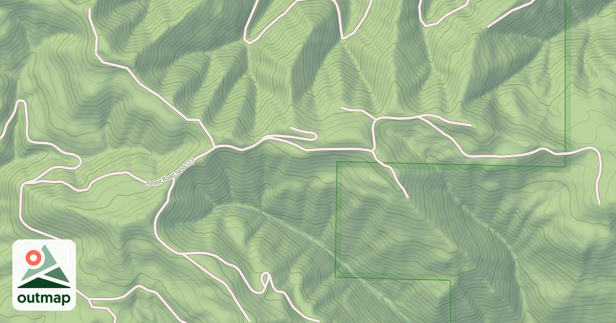Map of USFS National Forest System Roads {9272F488-A9BF-46E2-830F-A21CF716D613}