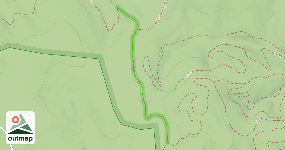 Map of Chain Ring Loop Section 1